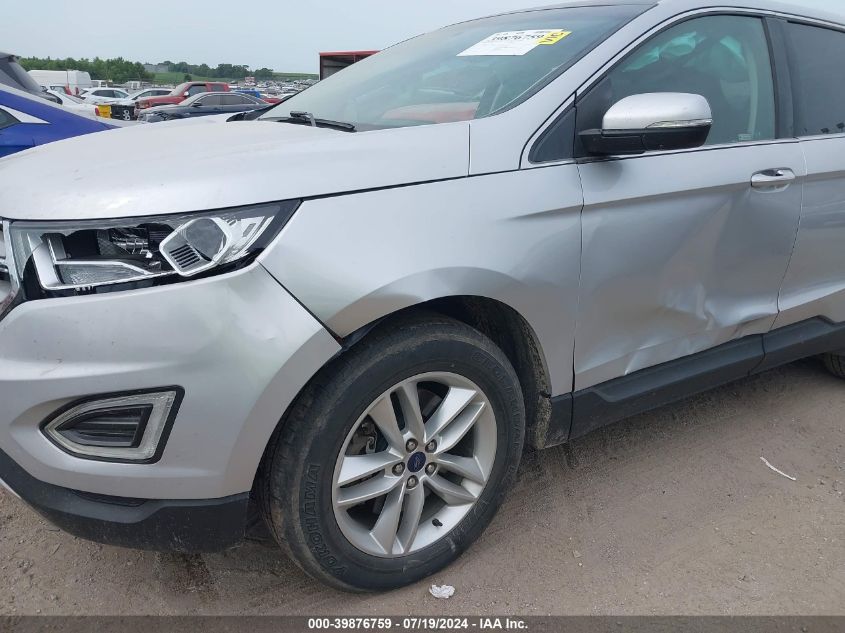 2016 Ford Edge Sel VIN: 2FMPK4J90GBC10437 Lot: 39876759