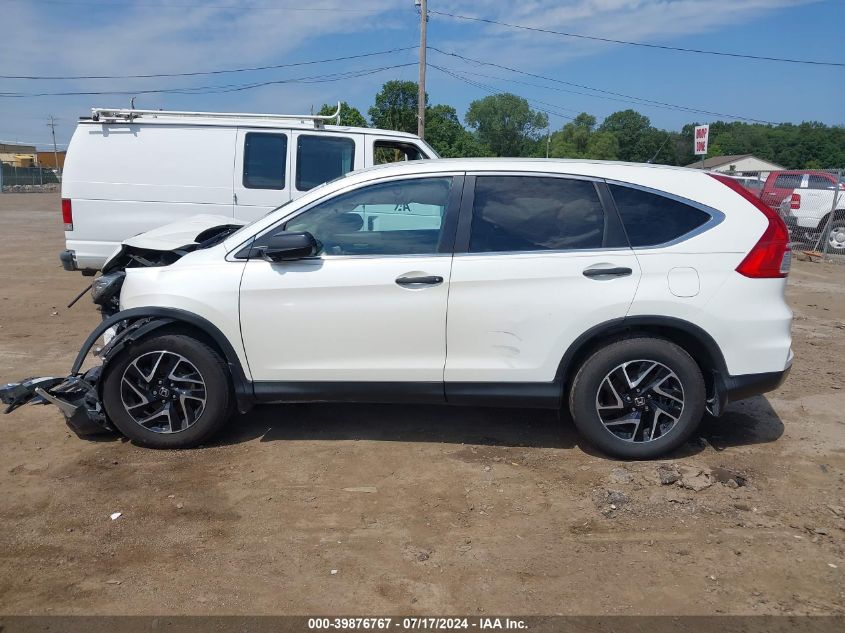 2016 Honda Cr-V Se VIN: 5J6RM4H46GL121046 Lot: 39876767