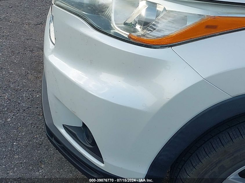 2016 Toyota Highlander Le VIN: 5TDZARFH2GS021252 Lot: 39876770