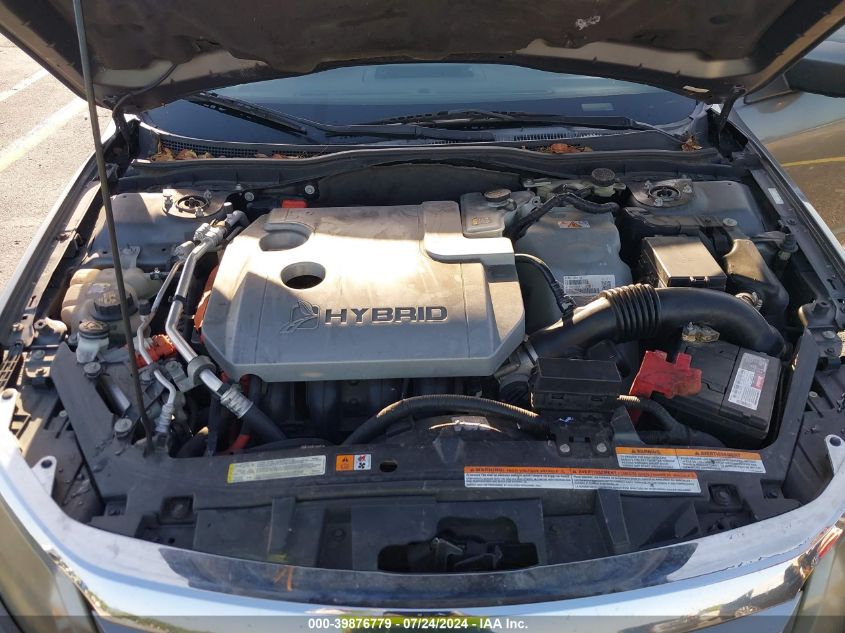 2011 Ford Fusion Hybrid VIN: 3FADP0L33BR186046 Lot: 39876779