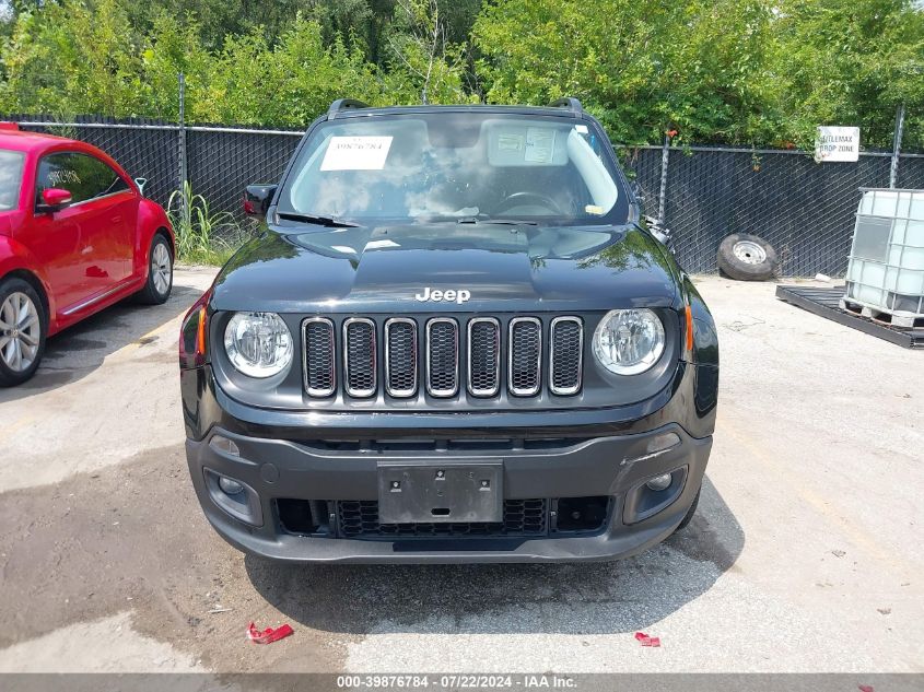 2017 Jeep Renegade Latitude 4X4 VIN: ZACCJBBBXHPE79702 Lot: 39876784