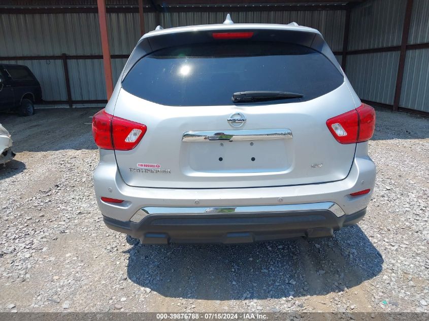 2019 Nissan Pathfinder Sv VIN: 5N1DR2MN5KC648391 Lot: 39876788