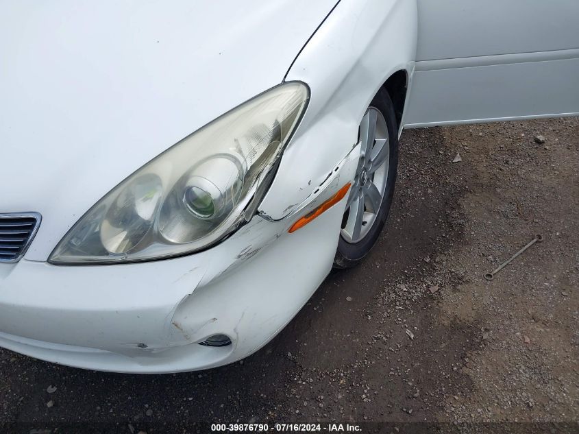 2005 Lexus Es 330 VIN: JTHBA30G555092882 Lot: 39876790