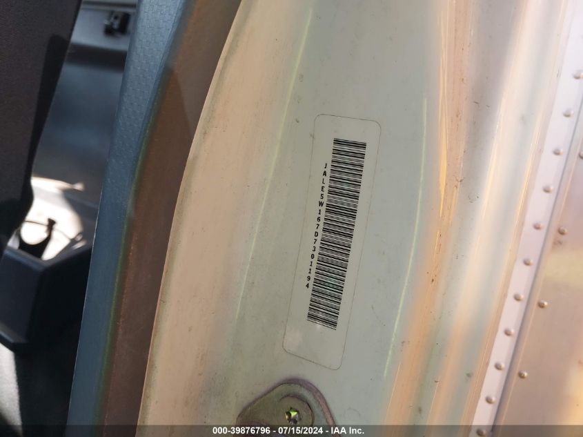 2013 Isuzu Dsl Reg VIN: JALE5W167D7301194 Lot: 39876796