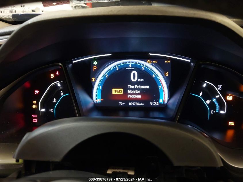 2020 Honda Civic Touring VIN: 19XFC1F93LE210519 Lot: 39876797