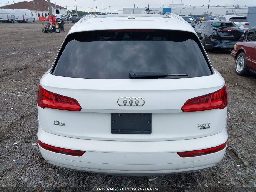 2018 Audi Q5 2.0T Premium/2.0T Tech Premium VIN: WA1ANAFY8J2005536 Lot: 39876820