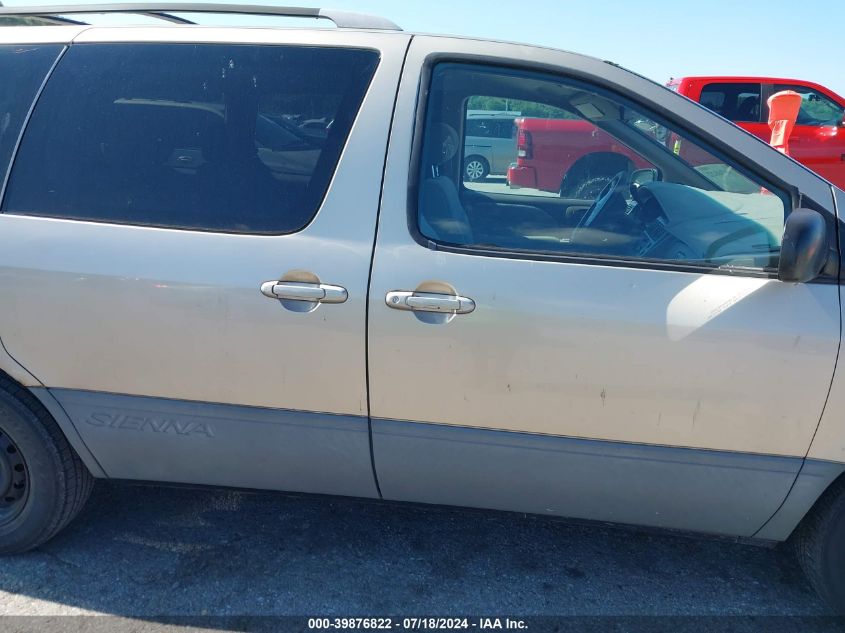 2000 Toyota Sienna Le VIN: 4T3ZF13C8YU279366 Lot: 39876822