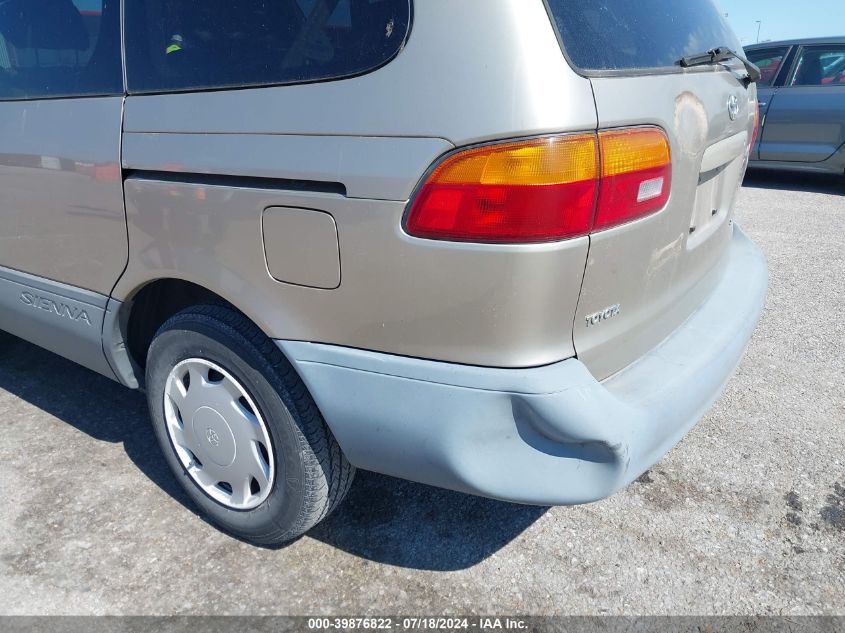 2000 Toyota Sienna Le VIN: 4T3ZF13C8YU279366 Lot: 39876822