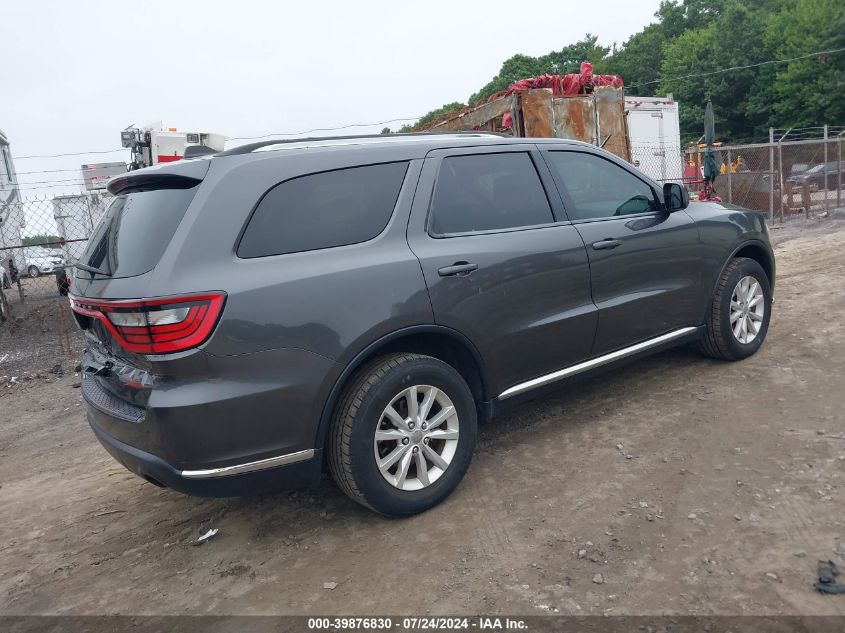 2014 Dodge Durango Sxt VIN: 1C4RDJAG4EC332512 Lot: 39876830