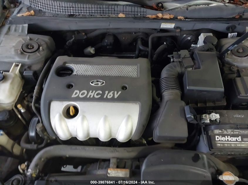 2007 Hyundai Sonata Gls VIN: 5NPET46C47H193854 Lot: 39876841