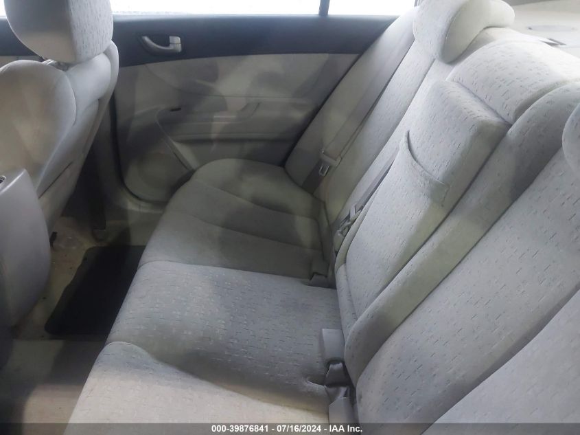 2007 Hyundai Sonata Gls VIN: 5NPET46C47H193854 Lot: 39876841