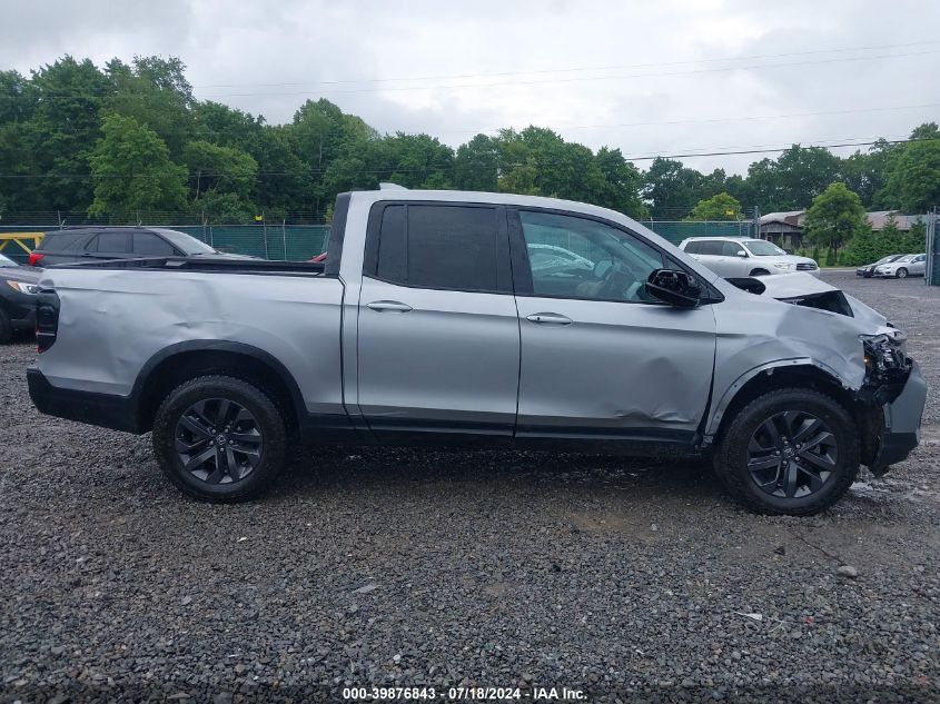 2021 Honda Ridgeline Awd Sport VIN: 5FPYK3F10MB016762 Lot: 39876843