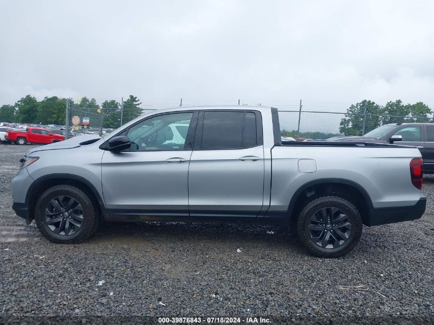 2021 Honda Ridgeline Awd Sport VIN: 5FPYK3F10MB016762 Lot: 39876843