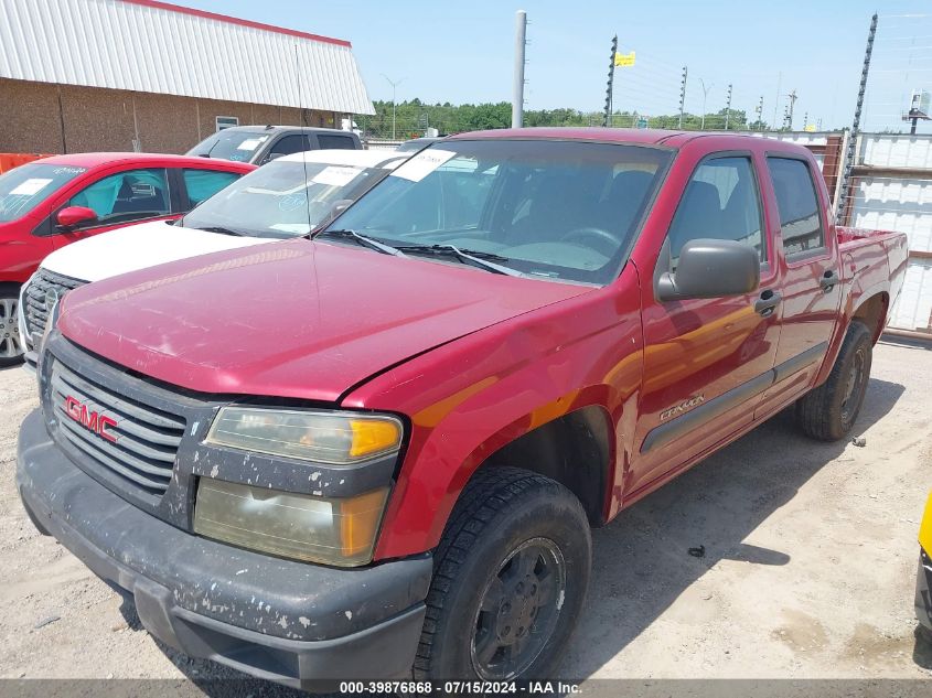 2005 GMC Canyon Sle VIN: 1GTCS138358224760 Lot: 39876868