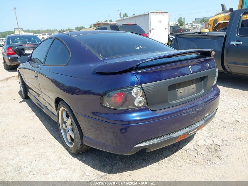 2005 Pontiac Gto VIN: 6G2VX12U25L352131 Lot: 39876870