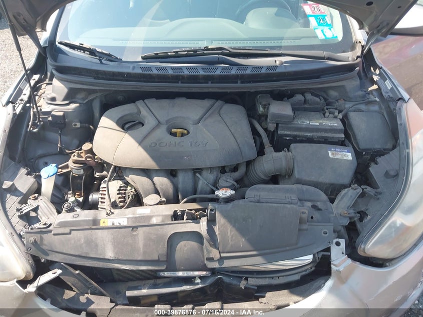 2012 Hyundai Elantra Gls (Ulsan Plant) VIN: KMHDH4AE4CU259191 Lot: 39876876