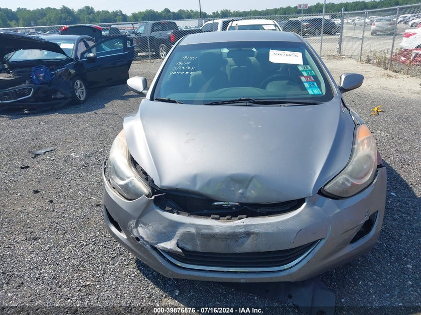 2012 Hyundai Elantra Gls (Ulsan Plant) VIN: KMHDH4AE4CU259191 Lot: 39876876