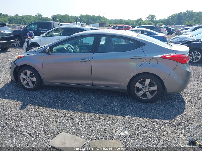 2012 Hyundai Elantra Gls (Ulsan Plant) VIN: KMHDH4AE4CU259191 Lot: 39876876