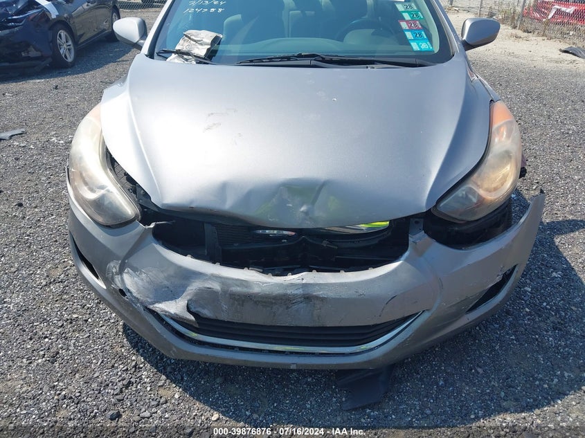 2012 Hyundai Elantra Gls (Ulsan Plant) VIN: KMHDH4AE4CU259191 Lot: 39876876