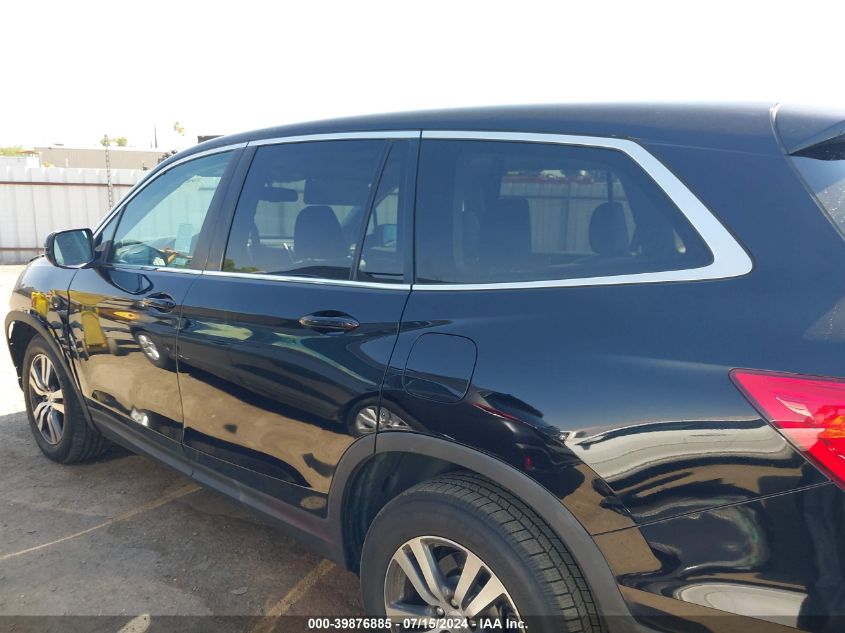 2017 Honda Pilot Ex-L VIN: 5FNYF6H7XHB102733 Lot: 39876885