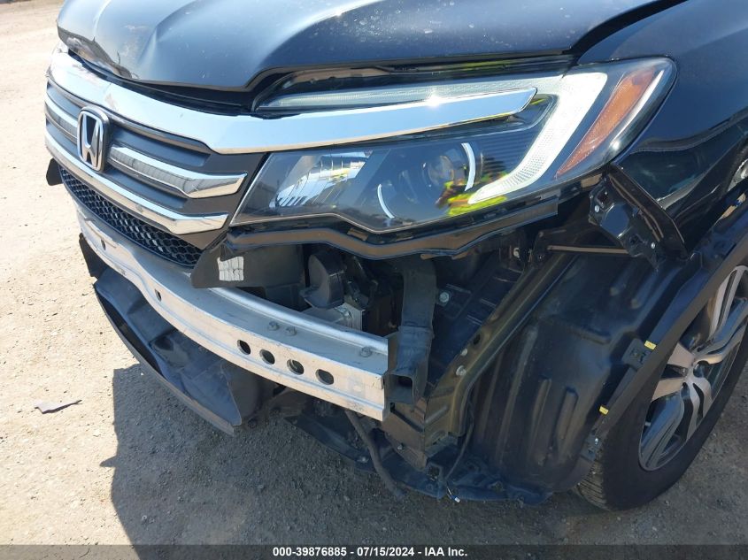 2017 Honda Pilot Ex-L VIN: 5FNYF6H7XHB102733 Lot: 39876885