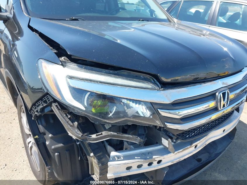 2017 Honda Pilot Ex-L VIN: 5FNYF6H7XHB102733 Lot: 39876885