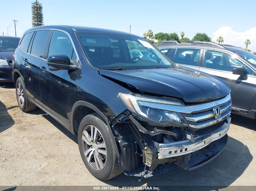 2017 Honda Pilot Ex-L VIN: 5FNYF6H7XHB102733 Lot: 39876885