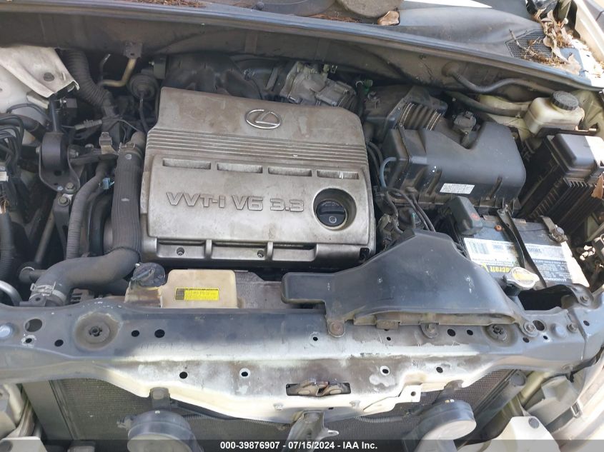 2006 Lexus Rx 330 VIN: 2T2GA31UX6C052079 Lot: 39876907