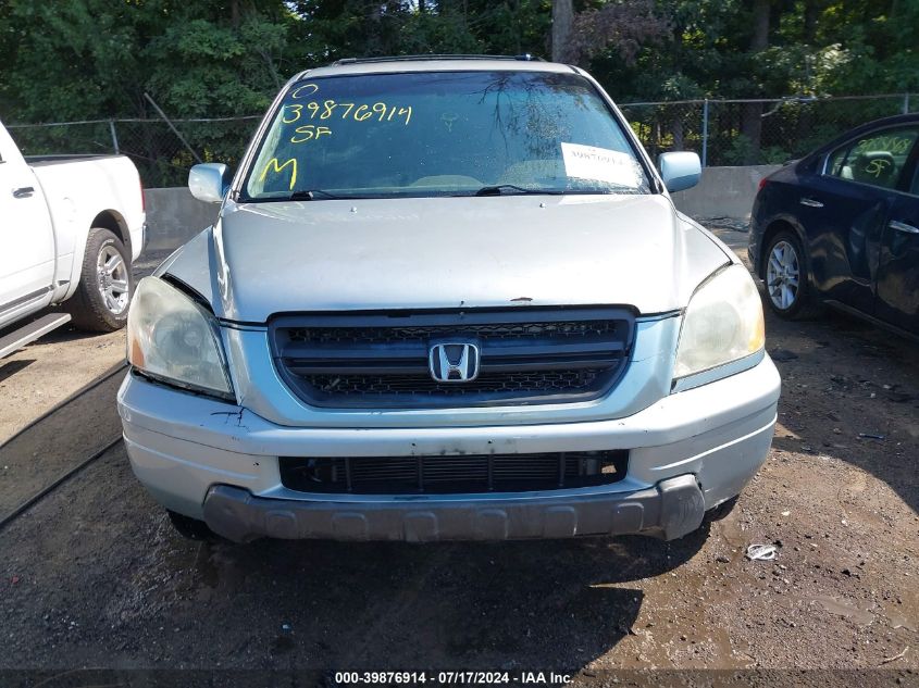 2003 Honda Pilot Exl VIN: 2HKYF18793H533996 Lot: 39876914