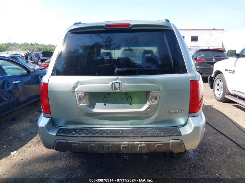 2003 Honda Pilot Exl VIN: 2HKYF18793H533996 Lot: 39876914