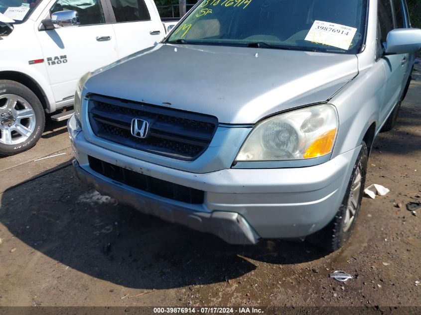 2003 Honda Pilot Exl VIN: 2HKYF18793H533996 Lot: 39876914