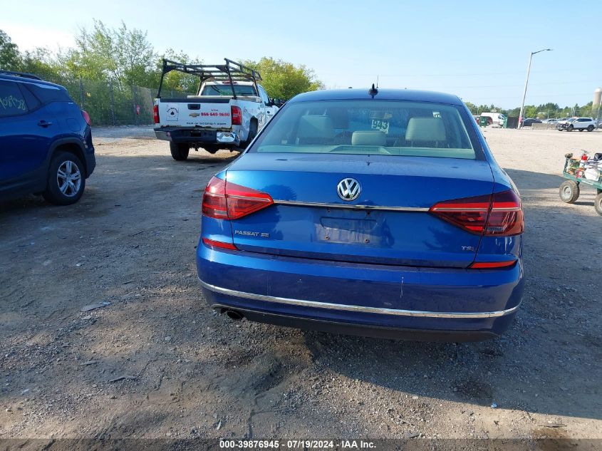 2017 Volkswagen Passat 1.8T Se VIN: 1VWBT7A39HC046855 Lot: 39876945