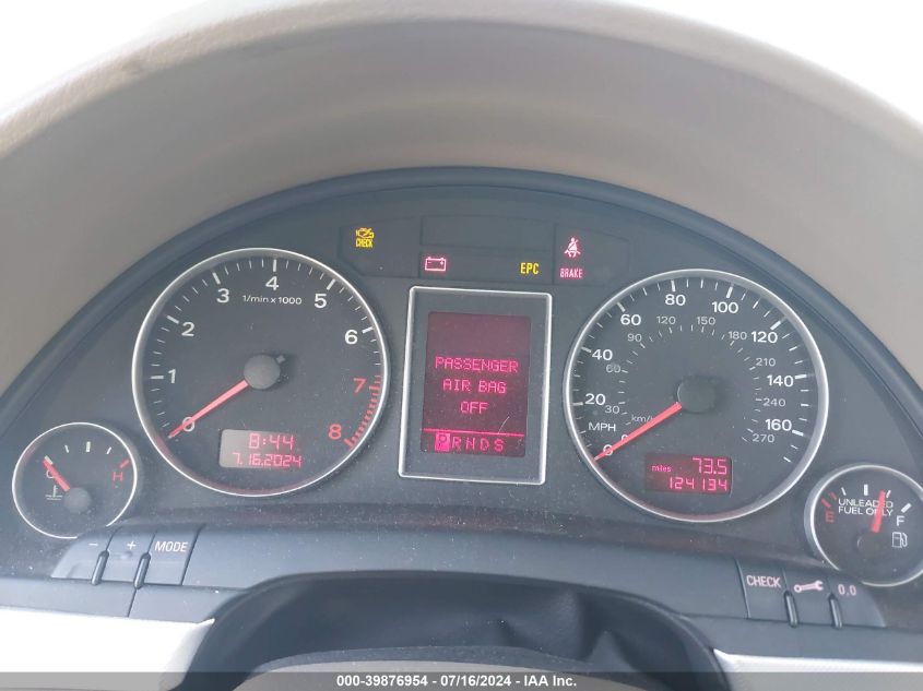 2007 Audi A4 2.0T VIN: WAUAF78E17A084228 Lot: 39876954