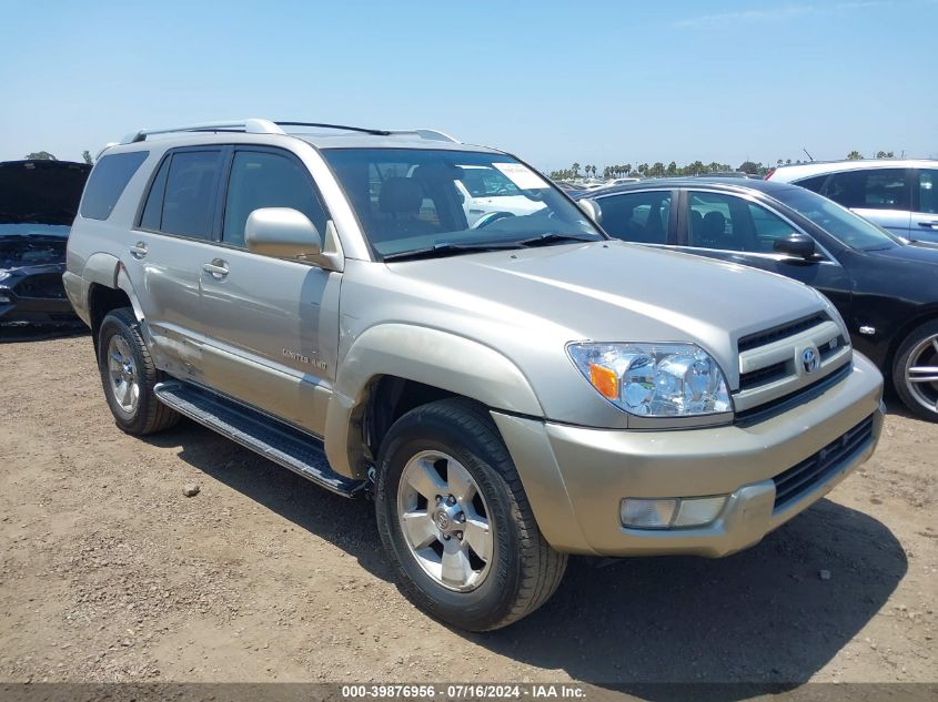 2004 Toyota 4Runner Limited V8 VIN: JTEBT17R340033165 Lot: 39876956