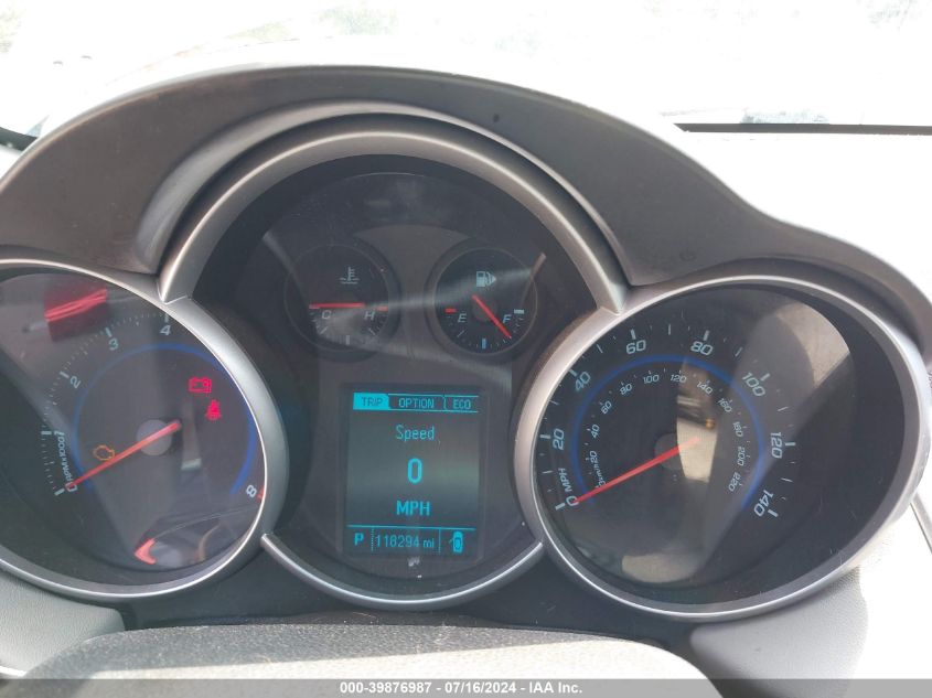 2013 Chevrolet Cruze Eco Auto VIN: 1G1PH5SB3D7168613 Lot: 39876987