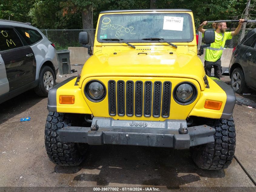 2004 Jeep Wrangler X VIN: 1J4FA39S14P799596 Lot: 39877002