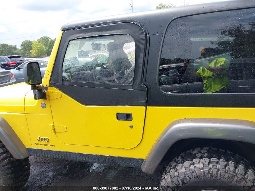 2004 Jeep Wrangler X VIN: 1J4FA39S14P799596 Lot: 39877002