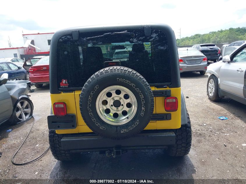 2004 Jeep Wrangler X VIN: 1J4FA39S14P799596 Lot: 39877002