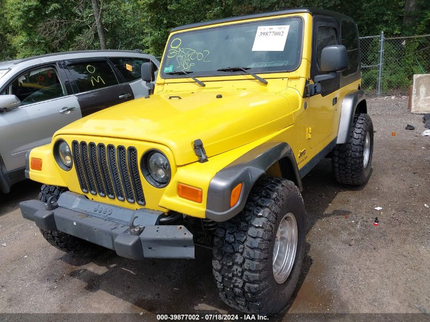 2004 Jeep Wrangler X VIN: 1J4FA39S14P799596 Lot: 39877002