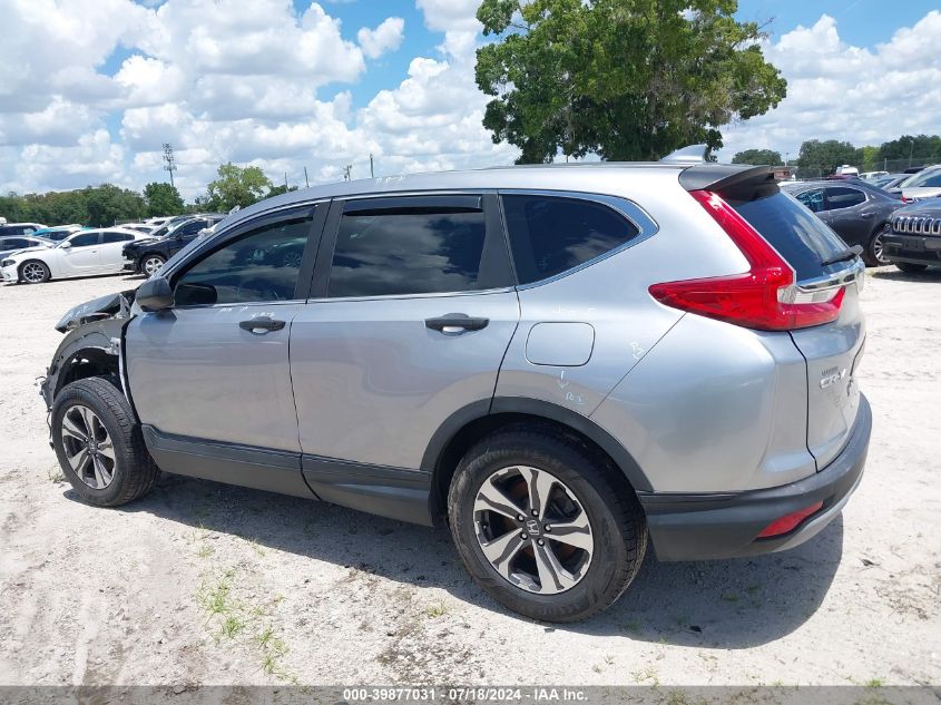 2018 Honda Cr-V Lx VIN: 2HKRW6H32JH218047 Lot: 39877031