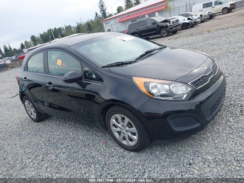 2014 Kia Rio Ex VIN: KNADN5A33E6381997 Lot: 39877046