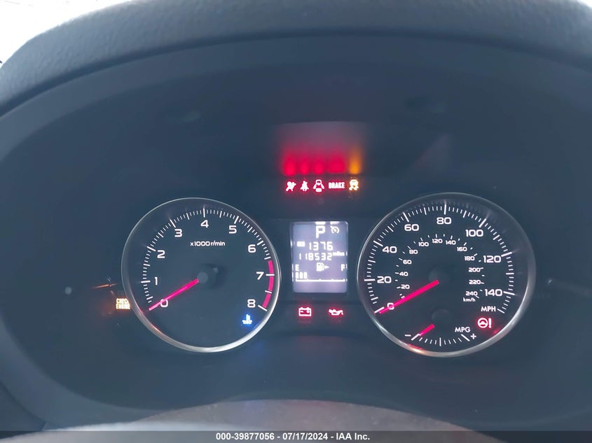 2015 SUBARU IMPREZA 2.0I - JF1GPAA62F8297663