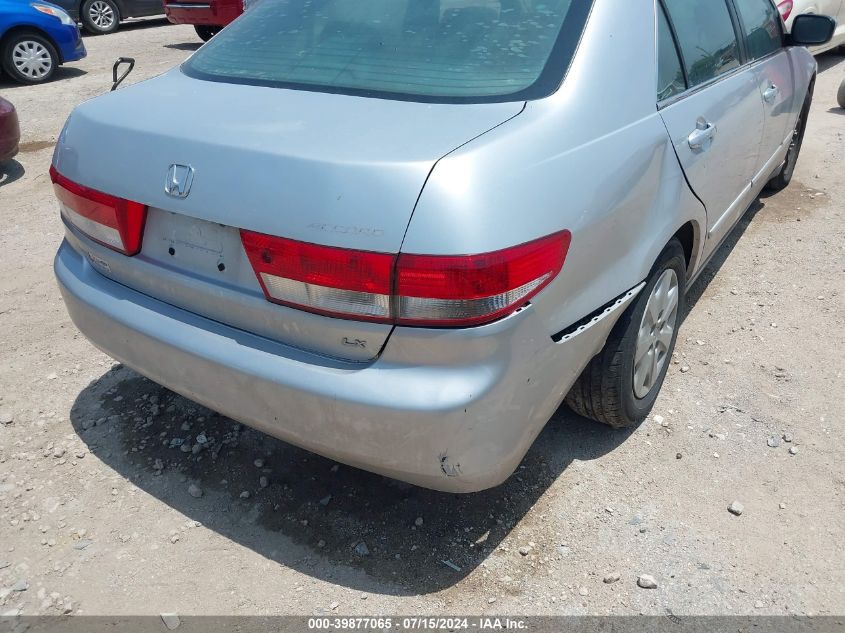 2004 Honda Accord 2.4 Lx VIN: 3HGCM56314G707689 Lot: 39877065