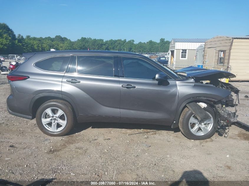 2021 Toyota Highlander Le VIN: 5TDZZRAH7MS530815 Lot: 39877080