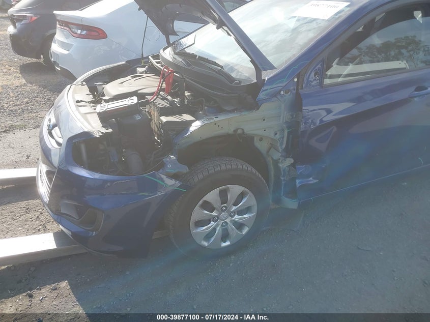 2017 Hyundai Accent Se VIN: KMHCT5AE2HU337250 Lot: 39877100