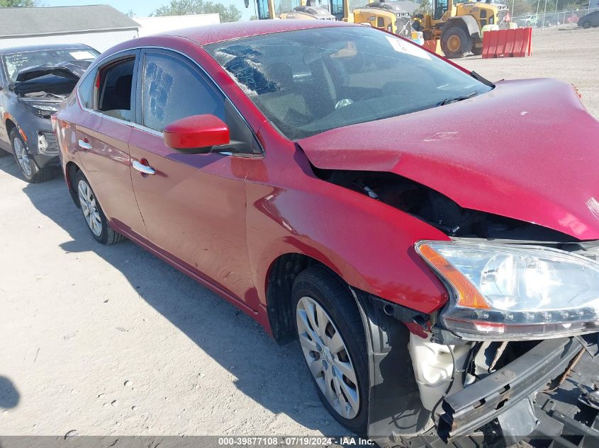 3N1AB70P7EL645289 2014 Nissan Sentra S/Sv/Sr/Sl