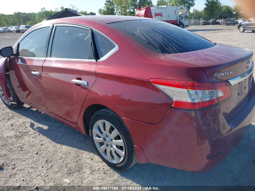 3N1AB70P7EL645289 2014 Nissan Sentra S/Sv/Sr/Sl