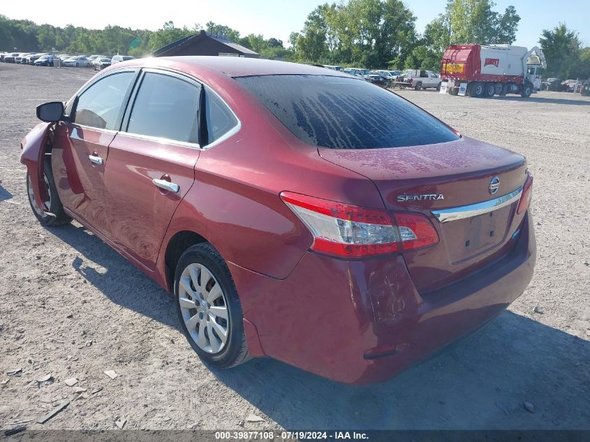 3N1AB70P7EL645289 2014 Nissan Sentra S/Sv/Sr/Sl