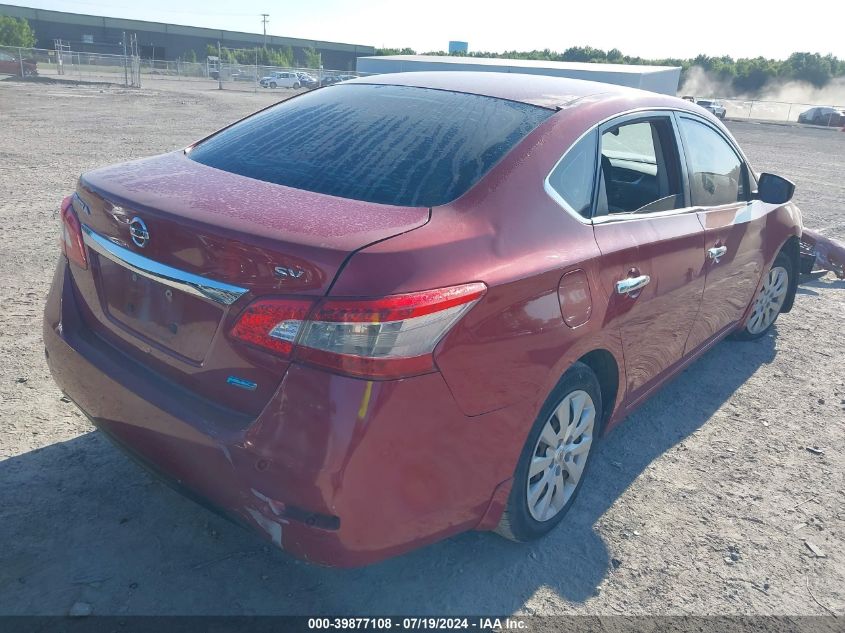 3N1AB70P7EL645289 2014 Nissan Sentra S/Sv/Sr/Sl