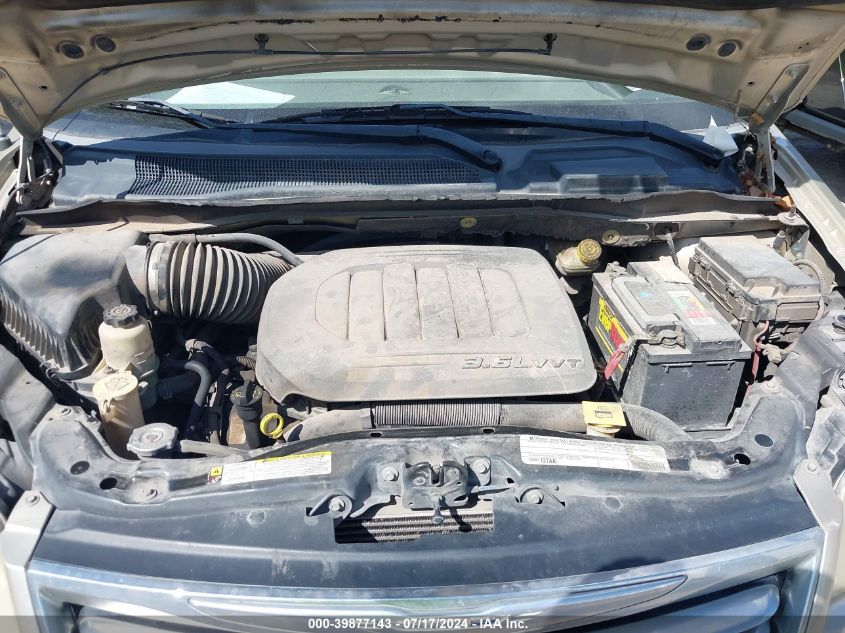 2011 Chrysler Town & Country Touring-L VIN: 2A4RR8DGXBR604743 Lot: 39877143